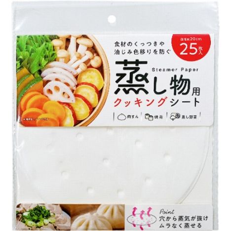 蒸し器用クッキングシート　２５枚入の商品画像