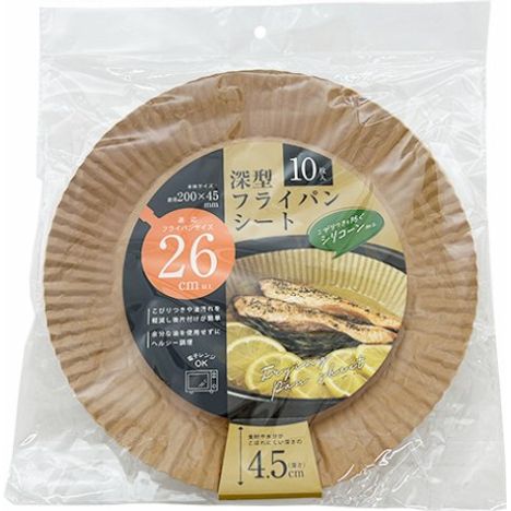 深型フライパンシート２６ｃｍ用１０枚入の画像