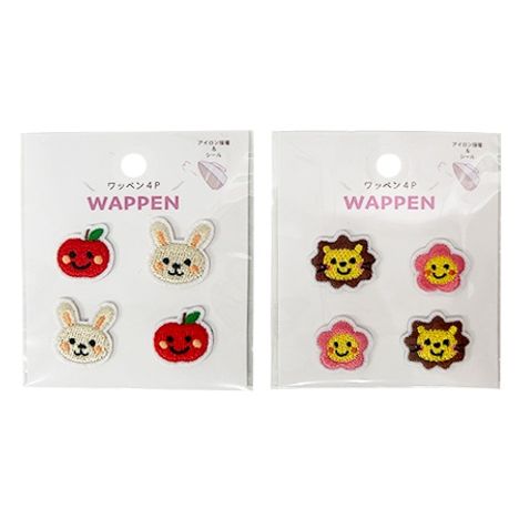 ワッペン４Ｐの商品画像