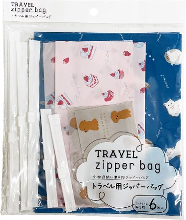 ジッパーバッグ６Ｐ　スィートデザインの商品画像