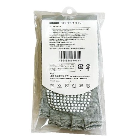 ヨガソックス　ライトグレーの2番目の写真