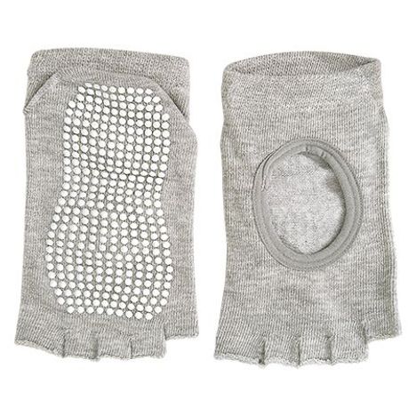 ヨガソックス　ライトグレーの3番目の写真