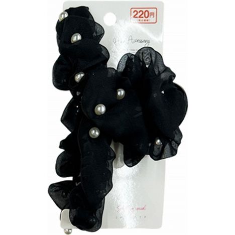 パール付シアーバンスクリップＢＫの商品画像