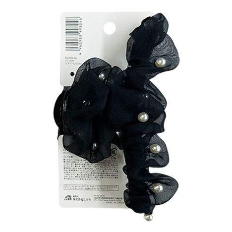 パール付シアーバンスクリップＢＫの2番目の写真