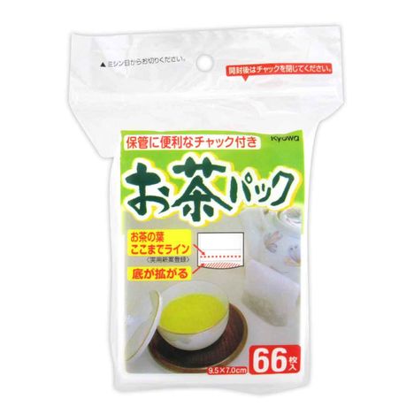 お茶パックチャック式Ｍ６６枚の画像