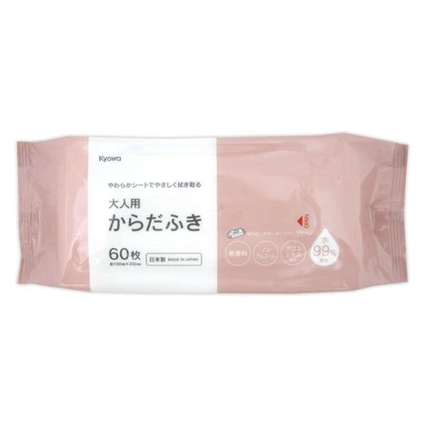 大人用からだふき６０枚の画像
