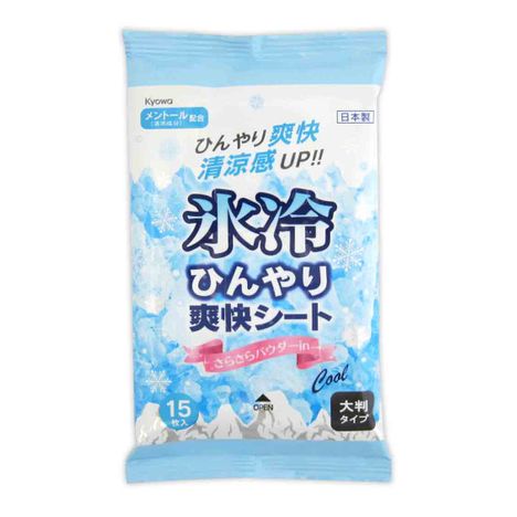 ひんやり爽快シート大判１５枚の商品画像
