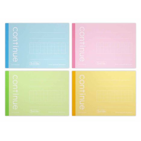 セミＢ６ノート横長５ｍｍ方眼罫６０枚の商品画像