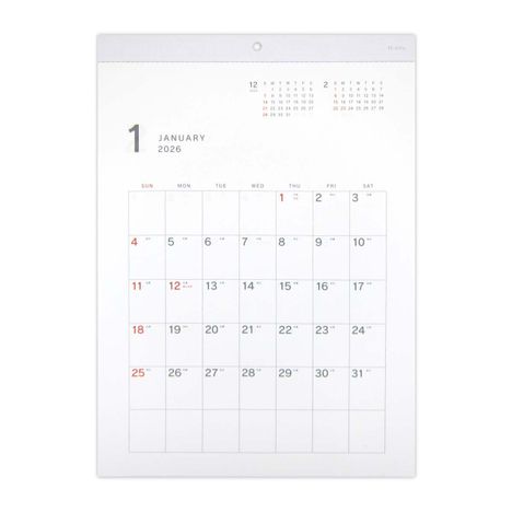 ２６壁掛けカレンダーＡ３エヌの画像