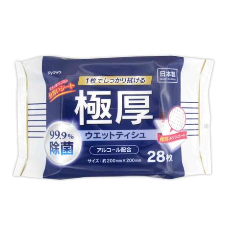 極厚除菌アルコールウエット２８枚の画像