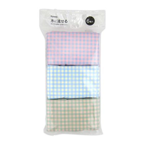 ミニミニポケットティッシュチェック６Ｐの画像