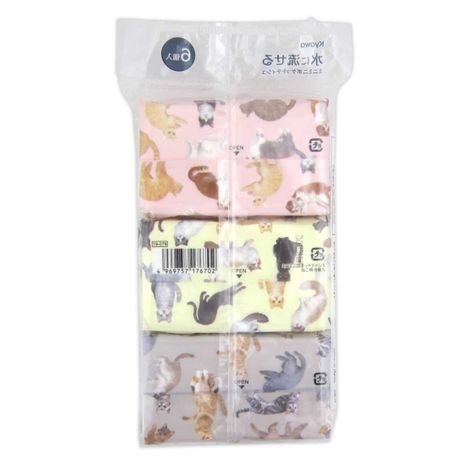 ミニミニポケットティッシュ　ねこ柄６Ｐの2番目の写真