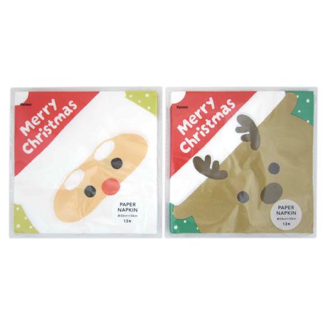 ペーパーナプキンクリスマスキャラクターの商品画像
