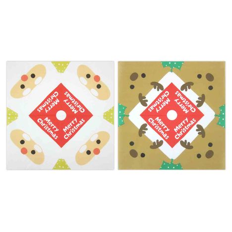 ペーパーナプキンクリスマスキャラクターの3番目の写真