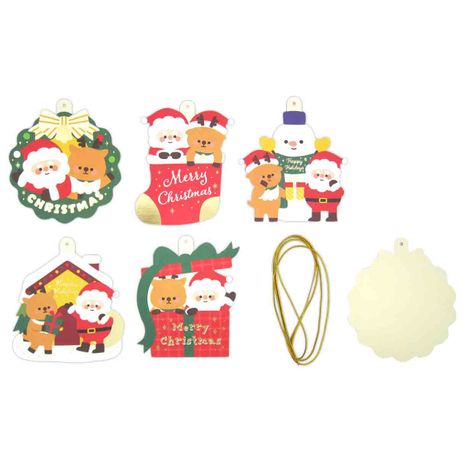 メッセージカードクリスマスリースの3番目の写真