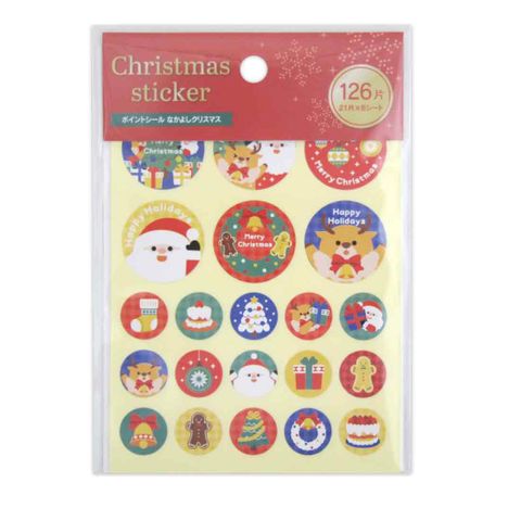 ポイントシールなかよしクリスマス１２６片の商品画像