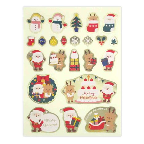 ホイルダイカットシールクリスマスパーティの3番目の写真