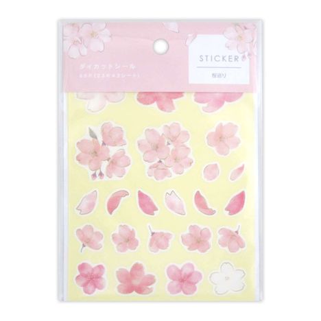 ダイカットシール桜巡り６９片の画像