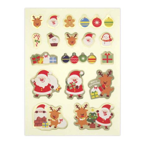 ホイルダイカットシールクリスマスパーティの3番目の写真