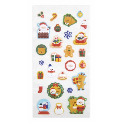 ステッカーぷくぷくクリスマス柄の3番目の写真