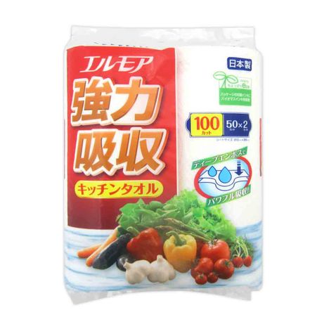 エルモア強力吸収キッチンタオル２Ｒの商品画像