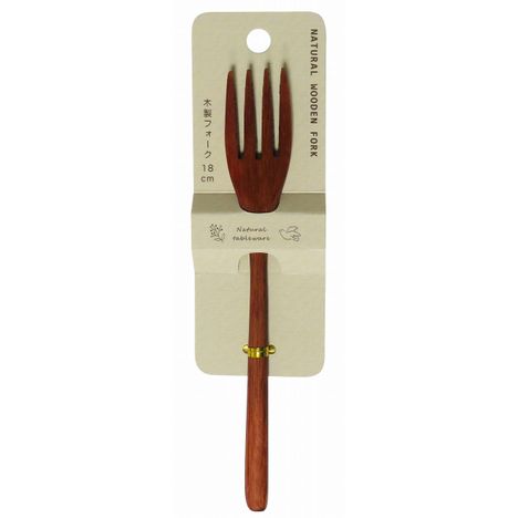 木製フォーク　１８ｃｍの商品画像