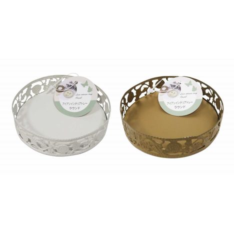 アイアンインテリアトレー　ラウンドの商品画像