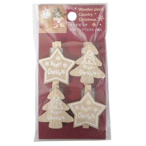 ウッドピンチ　カントリークリスマス　４Ｐの画像