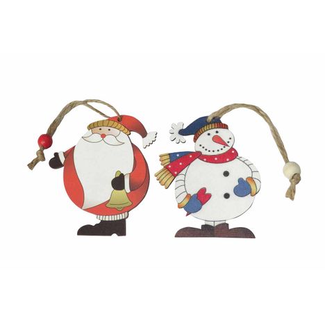 ウッドオーナメント　クリスマス　２Ｐの3番目の写真