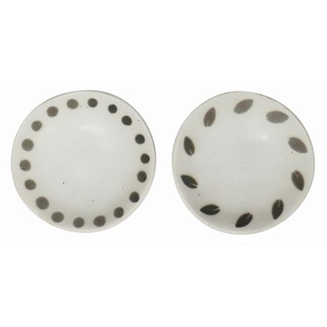 小皿　ウォーム　ドット・リーフの商品画像