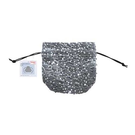 スパンコール　巾着ＧＹの画像