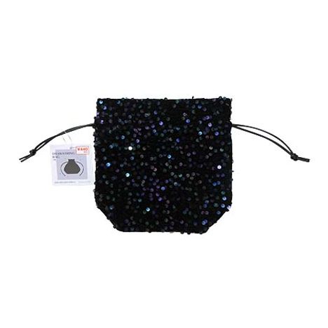 スパンコール　巾着ＢＫの画像