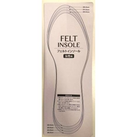 フェルトインソール厚手　レディースの4番目の写真
