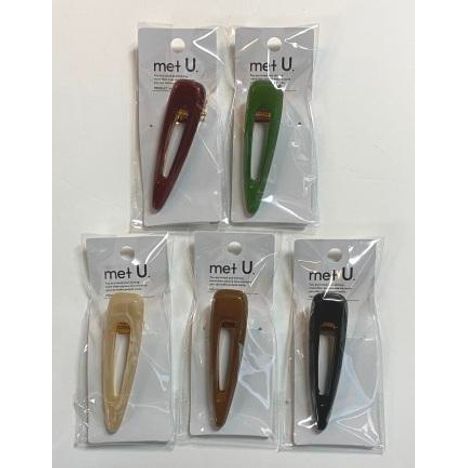 ヘアクリップ　マーブル　１Ｐ