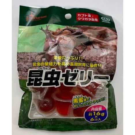 昆虫ゼリー１６Ｇ×６個入黒蜜の商品画像