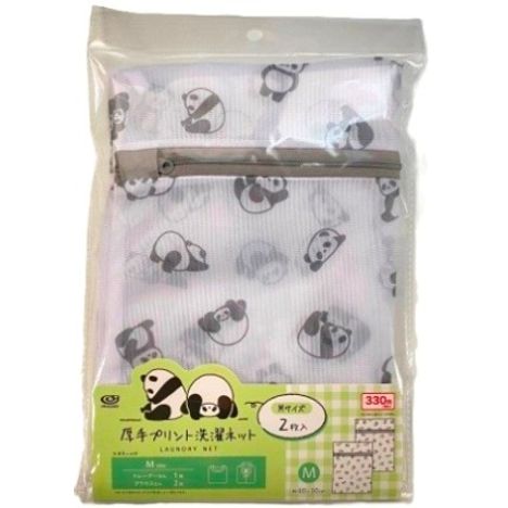 プリント洗濯ネット厚手Ｍ２Ｐパンダの商品画像