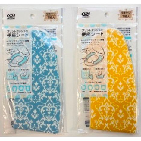 便座シート　ダマスク柄の商品画像