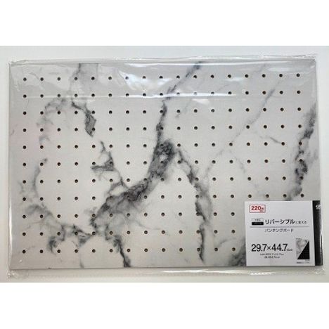 パンチングボード大理石×黒の商品画像