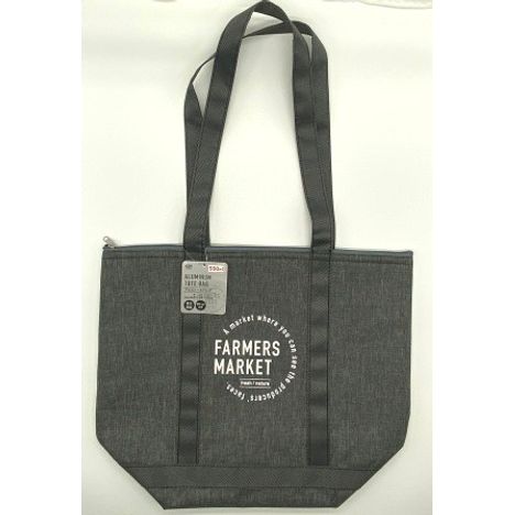 ポケット付きアルミトートバックＧＹの商品画像