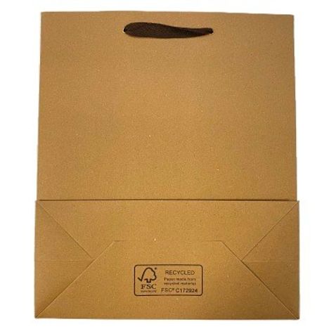 ＦＳＣ認証クラフトバッグ　無地　Ｍの2番目の写真