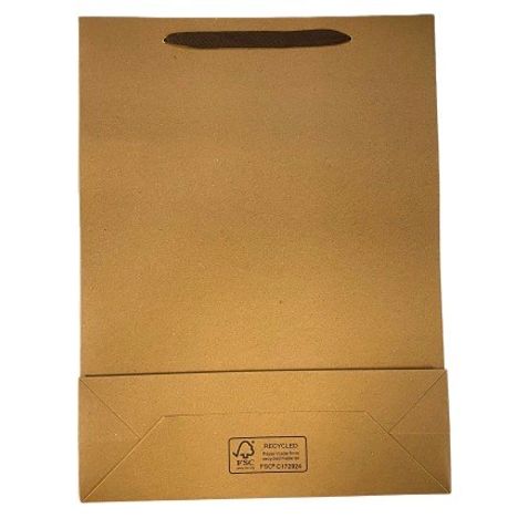 ＦＳＣ認証クラフトバッグ　無地　Ｌの2番目の写真