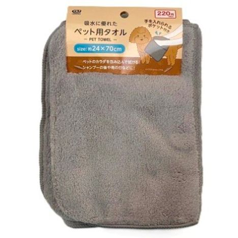 ペット用タオル２４×７０　ＧＹの商品画像