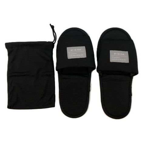 トラベル用携帯スリッパ　タグ付ＢＫの3番目の写真