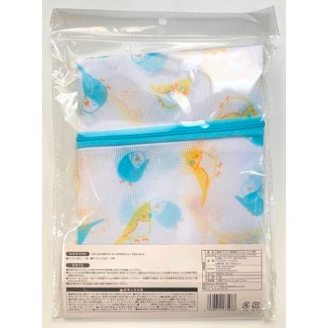 プリント洗濯ネット厚手ＬＬインコの2番目の写真