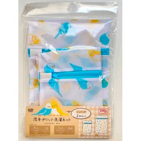 プリント洗濯ネット厚手ＳＬインコの商品画像