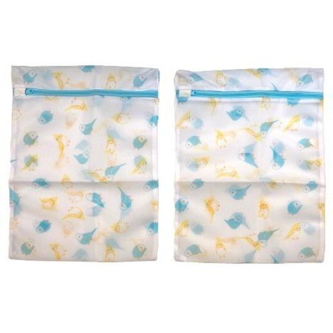 プリント洗濯ネット厚手Ｍ２Ｐインコの3番目の写真