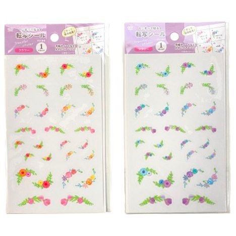 転写シール　フラワーの商品画像
