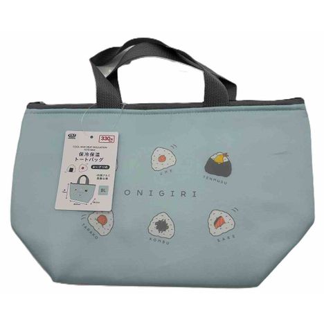 保冷保温トートバッグおにぎり柄ＢＬの画像