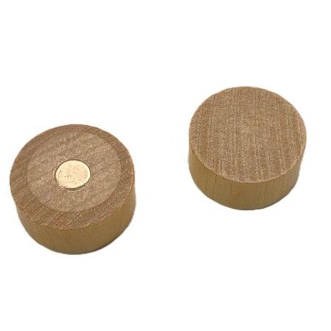 木製マグネット丸型２Ｐの3番目の写真