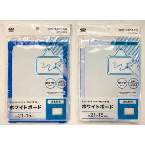 ひも付きホワイトボード２１×１５ｃｍの商品画像